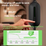 EVPOWBOX Portable EV J1772 Charger 3.5kw Adjustable 8/10/13/16A Charging Case Type 1 Car Charger for Electric Vehicle Set DelayTime
